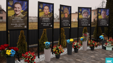 Пам’ять, закарбована назавжди: у громаді на Волині відкрили Алею пам’яті полеглих Героїв