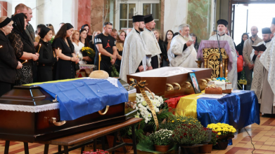 Луцьк у скорботі: місто попрощалося з двома захисниками, які віддали життя за Україну