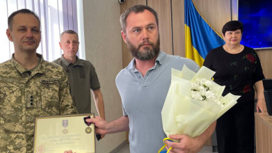 Воїна з Волині нагородили відзнакою Міністра оборони України