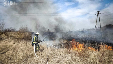 Багато загорянь за кілька годин: як на Волині борються з паліями сухостою