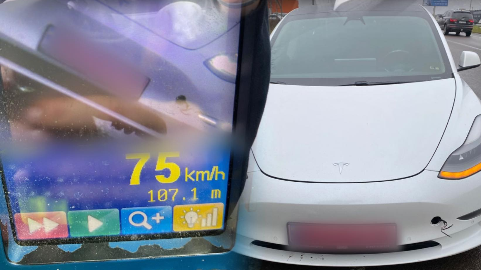 На Волині вдруге за рік зупинили 17-річного водія Tesla, який не має прав і страховки