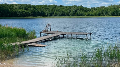 Кришталево чиста вода у казковий ліс: розповіли про озеро на Волині, яке популярне серед відпочивальників та рибалок