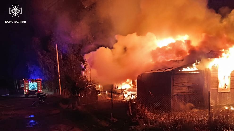 На Волині в пожежі загинуло двоє чоловіків