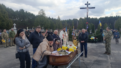 На Волині попрощалися з молодим Героєм Андрієм Горайчуком, відзначеним «Хрестом Хоробрих»