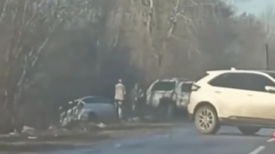 На Волині автівка з'їхала у кювет і перекинулася, є постраждалі