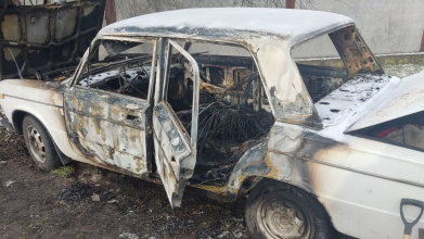 18-річний волинянин вкрав «жигулі» і спалив машину