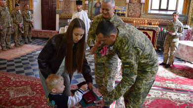 На Волині вручили державні нагороди родинам загиблих військових-прикордонників