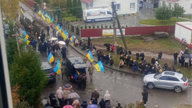 Майже два роки тому загинув на Донеччині: на Волині попрощалися з 28-річним Захисником Дмитром Буськом