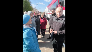 На Волині люди вийшли на акцію протесту, щоб не допустити закриття маршруту «Ковель–Вижва»