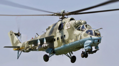 ЗСУ спалили російський вертоліт Мі-24
