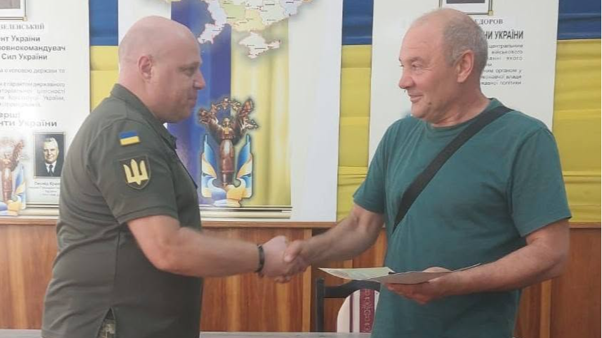 Воїну волинської 14-ї бригади вручили медаль «За поранення»