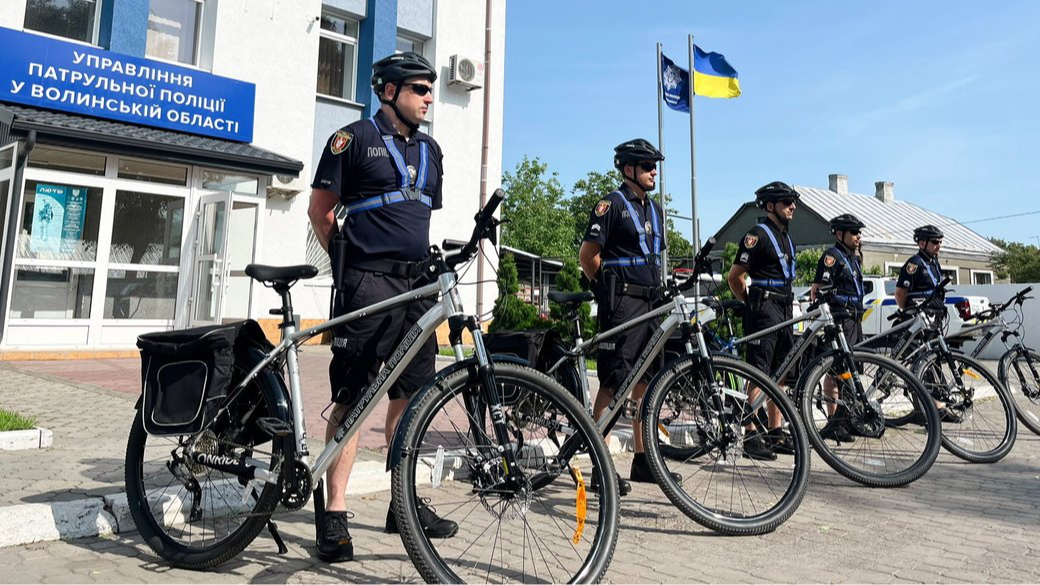 Велопатруль у Луцьку: де і коли працюють поліцейські на велосипедах