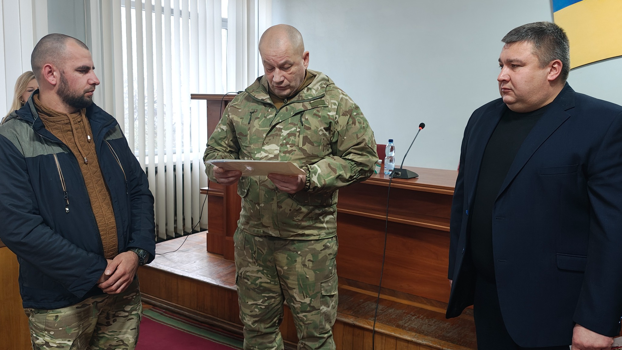 Відзнакою Президента України «За оборону України» нагородили жителя Навоза Віктора Гаврилюка