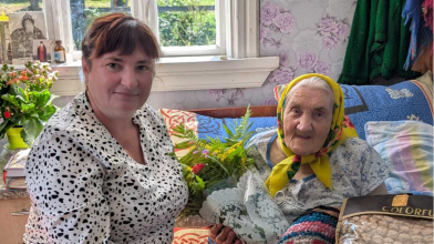 97 років мудрості: на Волині привітали довгожительку