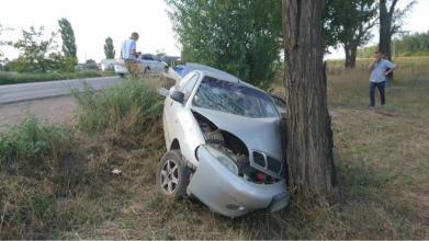 На Волині п’яний студент на автівці врізався в дерево: пасажир отримає 100 тисяч гривень морільної шкоди