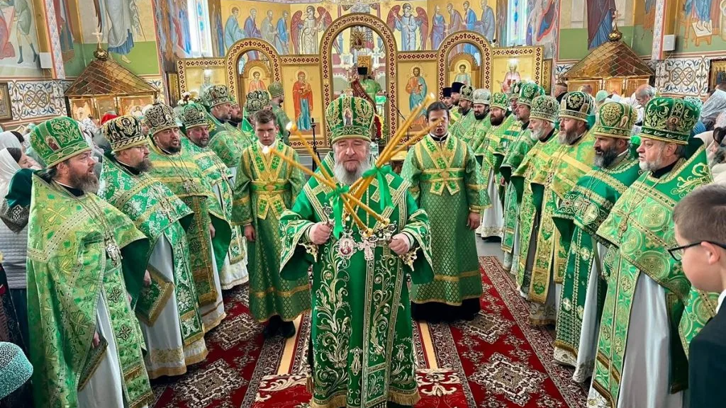 На Волині УПЦ МП молилася за українських військових під час вшанування святого, якого вважають покровителем армії РФ