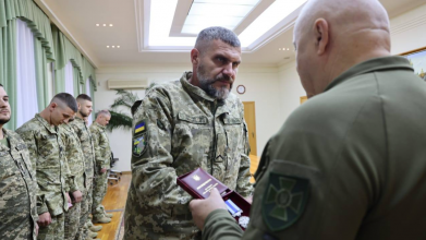 Прикордонник з Волині отримав державну нагороду