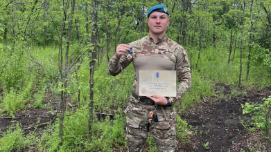 Боєць із Волині отримав державну нагороду «Лицарський хрест»