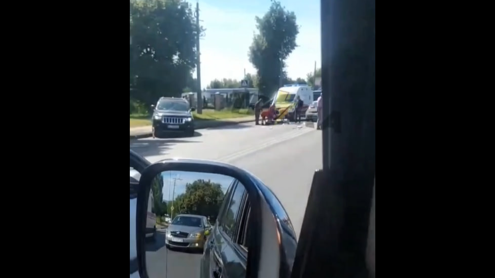 У Луцьку на вулиці Львівській водій авто збив жінку. Відео