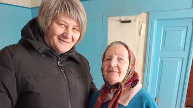 На Волині довгожительку привітали з 97-річчям