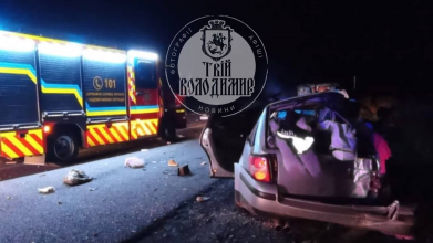 На Волині зіткнулися три автівки: постраждало троє дорослих і двоє дітей