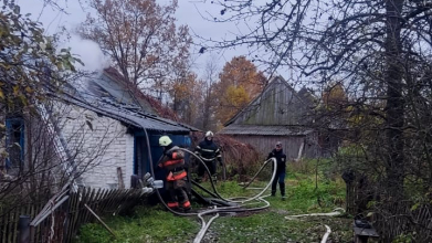 На Волині горів житловий будинок