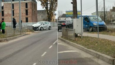 У місті на Волині чергова аварія на проблемному перехресті