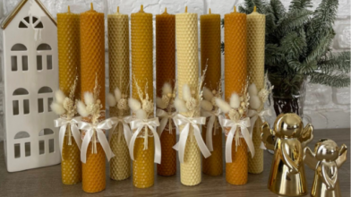 У Луцьку продають стрітенські свічки: з чого роблять та скільки коштують