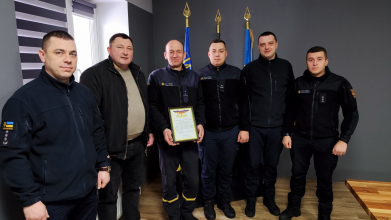 27 років присвятив службі у ДСНС: на Волині провели на заслужений відпочинок рятувальника