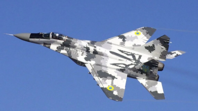 загорівся і впав МіГ-29, Одеська область