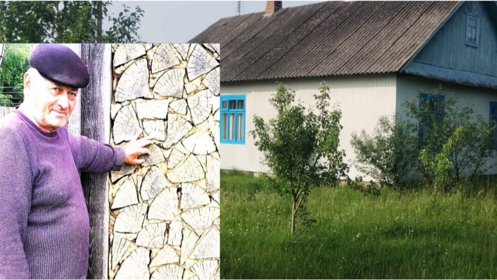 Теплий, екологічний та надійний: волинянин побудував будинок своєї мрії із дров