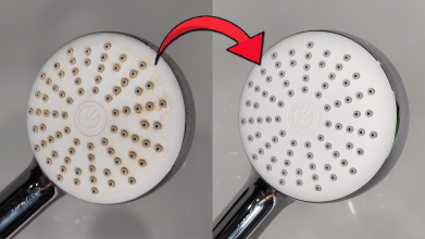 Як легко очистити душову лійку від нальоту та відновити напір струменя