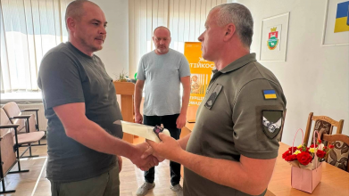 На Волині відзначили захисника, який отримав важке поранення на війні