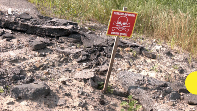 На Волині біля кордону з Білоруссю під час грози здетонували міни