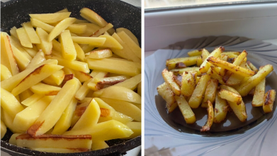 Як смажити картоплю, щоб не прилипала і не розвалювалася