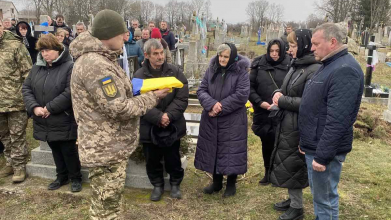 Вшанування пам’яті загиблого захисника Олександра Аристова на Волині