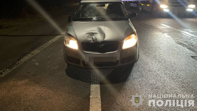 У Луцькому районі водійка на авто збила двох жінок на пішохідному переході. Фото