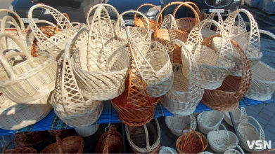 Скільки коштує плетений кошик до Великодня у Луцьку?