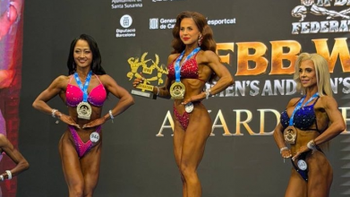 Бронзова призерка світового чемпіонату з бодібілдингу та фітнесу Наталія Сачко (праворуч), 31 жовтня 2026 року