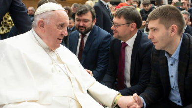 Лікар з Волині зустрівся з Папою Римським у Ватикані