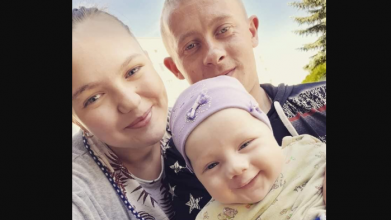 Дружина Героя з Луцького району Юрія Рудчука, який загинув в аварії два місяці тому, народила другу донечку