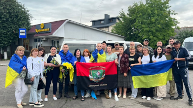 На Волині зустріли звільненого з полону Валерія Хомича