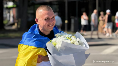 На Волинь повернувся Герой Володимир Фабрий, який пережив 1501 день російського полону