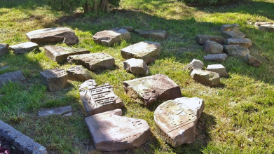 У Луцьку знайшли надгробки з єврейських кладовищ
