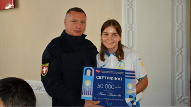 На Волині привітали спортсменів-паралімпійців за видатні досягнення