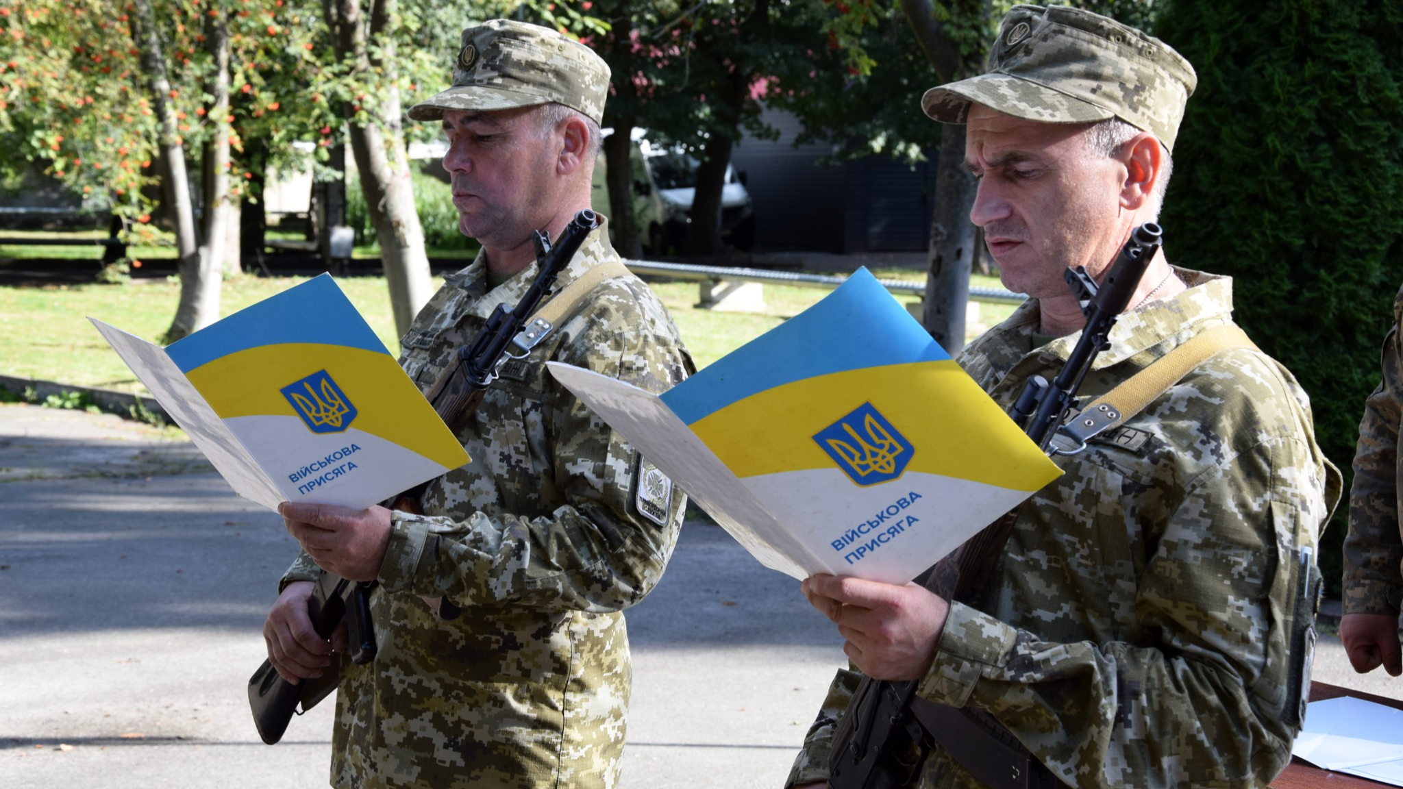 На Волині рекрути-прикордонники урочисто склали військову присягу