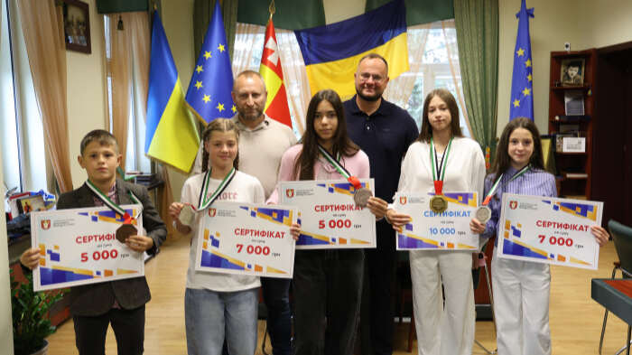 Юні спортсмени Луцької громади отримали нагороди за перемоги на світових змаганнях