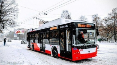 Зранку у Луцьку відновили рух тролейбуси