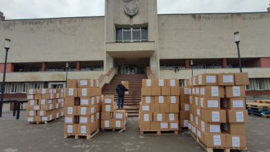 До Луцька привези 20 тонн гуманітарної допомоги від Юнісеф