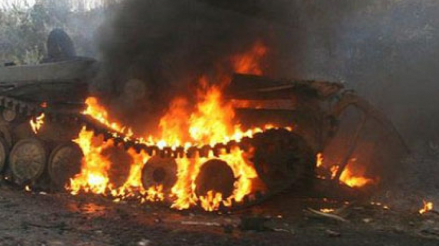 Українська бригада за бій під «Градами» знищила 5 танків противника